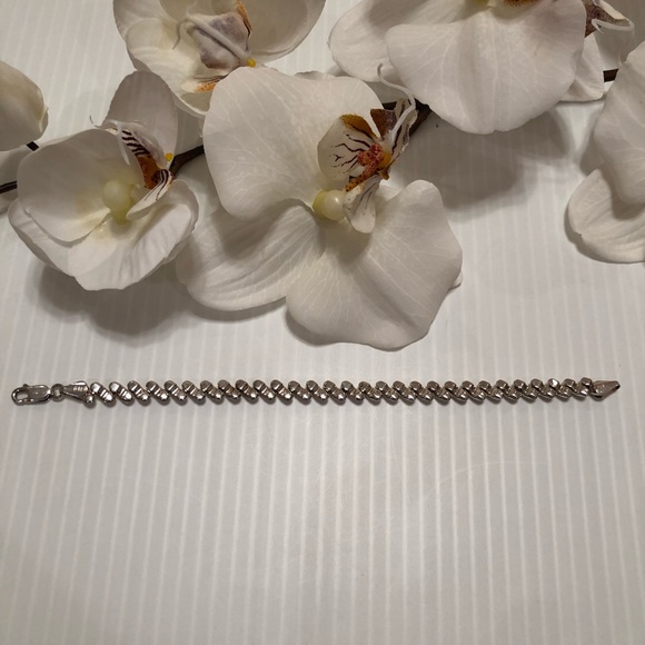 925 Sterling Silver San Marco Bracelet 6.75” - Picture 6 of 8